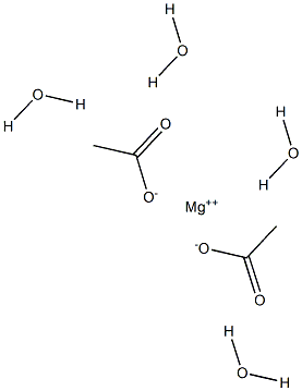 MAGNESIUM ACETATE TETRAHYDRATE PURE Struktur