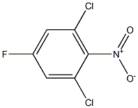 2,6-DICHLORO-4-FLUORONITROBENZENE Struktur