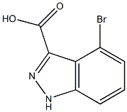 4-BROMOINDAZOLE-3-CARBOXYLIC ACID Struktur