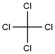 TETRACHLOROMETHANE PURE Struktur