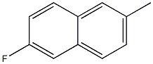 6-FLUORO-2-METHYLNAPTHALENE Struktur