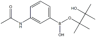 3-ACETYLAMINOPHENYLBORONIC ACID PINACOL ESTER Struktur