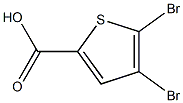 2,3-DIBROMOTHIOPHENE-5-CARBOXYLIC ACID Struktur