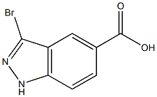 3-BROMOINDAZOLE-5-CARBOXYLIC ACID Struktur