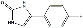 4-(4-Fluoro-phenyl)-1,3-dihydro-imidazol-2-one
 Struktur