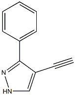 4-ETHYNYL-3-PHENYL-1H-PYRAZOL Struktur