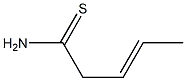 (3E)-Pent-3-Enethioamide Struktur