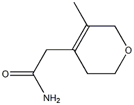 2-(5-Methyl-3,6-Dihydro-2H-Pyran-4-yl)Acetamide Struktur