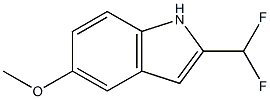 2-(DIFLUOROMETHYL)-5-METHOXY-1H-INDOLE Struktur