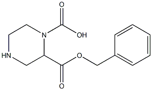 (-)-BENZYLOXY CARBONYL PIPERAZIC ACID Struktur