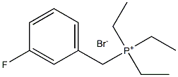 TRIETHYL(3-FLUOROBENZYL)-PHOSPHONIUM BROMIDE Struktur