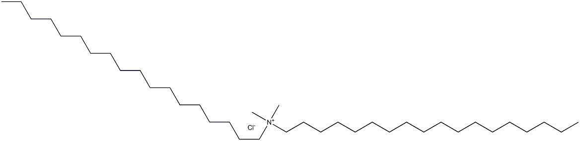 BISOCTADECYLDIMETHYL AMMONIUM CHLORIDE Struktur