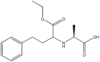 N-[1-(ETHOXYCARBONYL)-3-PHENYLPROPYL]-L-ALANINE Struktur