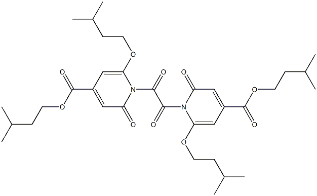 N,N''-OXALYLBIS(ISOAMYL 2-OXO-6-ISOAMYLOXYISONICOTINATE) Struktur