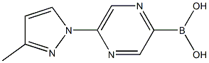 5-(3-METHYL-1H-PYRAZOL-1-YL)PYRAZINE-2-BORONIC ACID Struktur