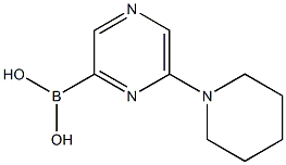 6-(PIPERIDIN-1-YL)PYRAZINE-2-BORONIC ACID Struktur