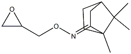 1,7,7-TRIMETHYL-BICYCLO[2.2.1]HEPTAN-2-ONE O-OXIRANYLMETHYL-OXIME Struktur