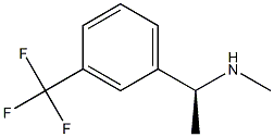 (S)-N-{1-[3-(TRIFLUOROMETHYL)PHENYL]ETHYL}METHYLAMINE Struktur