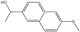 1-(6-Methoxy-2-naphthyl)ethanol Struktur