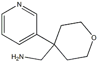 1-(4-PYRIDIN-3-YLTETRAHYDRO-2H-PYRAN-4-YL)METHANAMINE Struktur