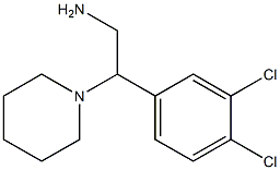 2-(3,4-DICHLOROPHENYL)-2-PIPERIDIN-1-YLETHANAMINE Struktur