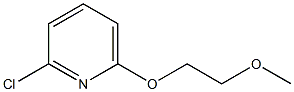 2-CHLORO-6-(2-METHOXY-ETHOXY)-PYRIDINE Struktur