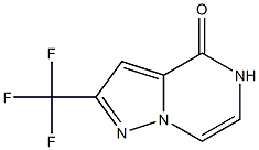 2-TRIFLUOROMETHYLPYRAZOLO[1,5-A]PYRAZIN-4(5H)-ONE Struktur