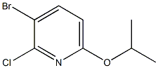 3-BROMO-2-CHLORO-6-ISOPROPOXYPYRIDINE Struktur