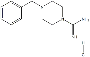 4-BENZYLPIPERAZINE-1-CARBOXIMIDAMIDEHYDROCHLORIDE Struktur