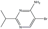 5-BROMO-2-ISOPROPYL-PYRIMIDIN-4-YLAMINE Struktur