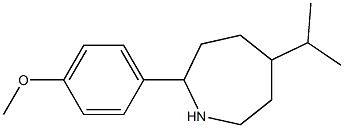 5-ISOPROPYL-2-(4-METHOXYPHENYL)AZEPANE Struktur