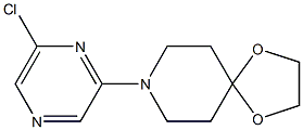 8-(6-CHLOROPYRAZIN-2-YL)-1,4-DIOXA-8-AZASPIRO[4.5]DECANE Struktur