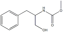 METHYL (1-BENZYL-2-HYDROXYETHYL)CARBAMATE Struktur