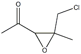 4-Chloromethyl-3,4-epoxypentan-2-one, tech. Struktur