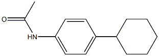 N1-(4-cyclohexylphenyl)acetamide Struktur