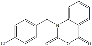 1-(4-chlorobenzyl)-2H-3,1-benzoxazine-2,4(1H)-dione Struktur