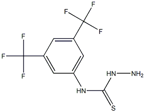 N1-[3,5-di(trifluoromethyl)phenyl]hydrazine-1-carbothioamide Struktur