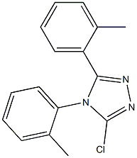 3-chloro-4,5-bis(2-methylphenyl)-4H-1,2,4-triazole Struktur