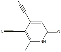 2-methyl-6-oxo-1,6-dihydro-3,4-pyridinedicarbonitrile Struktur