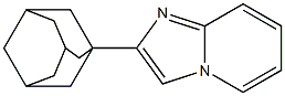 2-(1-adamantyl)imidazo[1,2-a]pyridine Struktur