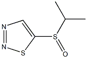 5-(isopropylsulfinyl)-1,2,3-thiadiazole Struktur