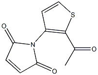 1-(2-acetyl-3-thienyl)-2,5-dihydro-1H-pyrrole-2,5-dione Struktur