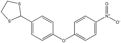 2-[4-(4-nitrophenoxy)phenyl]-1,3-dithiolane Struktur