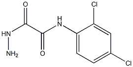 N1-(2,4-dichlorophenyl)-2-hydrazino-2-oxoacetamide Struktur