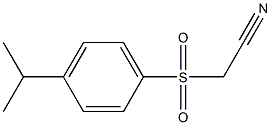 2-[(4-isopropylphenyl)sulfonyl]acetonitrile Struktur