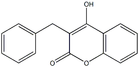 3-benzyl-4-hydroxy-2H-chromen-2-one Struktur