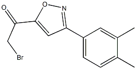 5-Bromoacetyl-3-(3,4-dimethylphenyl)isoxazole Struktur