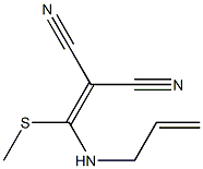 2-[(allylamino)(methylthio)methylidene]malononitrile Struktur