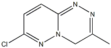 7-chloro-3-methyl-4H-pyridazino[6,1-c][1,2,4]triazine Struktur