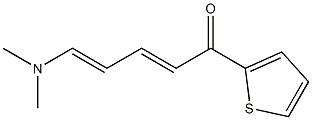 5-(dimethylamino)-1-(2-thienyl)penta-2,4-dien-1-one Struktur